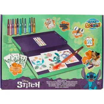 Výtvarná sada Sada malování se spray fixami Stitch