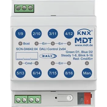 vypínač Spínač MDT Technologies KNX brána pro DALI-2, 4M, 2 DALI výstupy