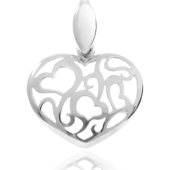 Přívěsek Stříbrný přívěsek srdce