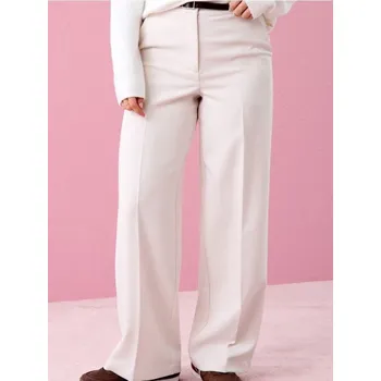 Dámské kalhoty Sinsay - Kalhoty - béžová - 707FJ-02X - 707FJ-02X-XXL