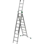 Facal PRIMA Trojdílný víceúčelový žebřík Počet příček / složená délka (m): 8+9+9 / 2,94