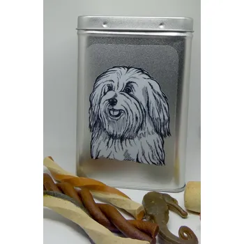 Chovatelství Cotonek - plechová dóza s pamlsky pro psy (30 pamlsků)