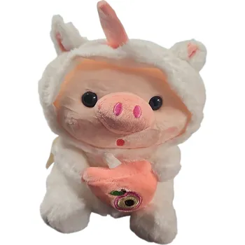 plyšák Leventi Bubble Tea Prasátko Plush - bílý unicorn