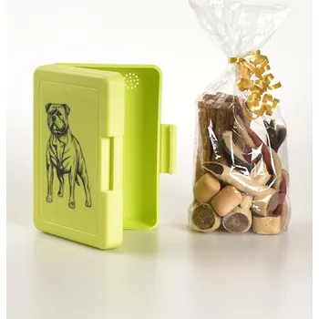 Chovatelství Stafordšír - svačinový box s pamlsky pro psy (20 ks pamlsků)