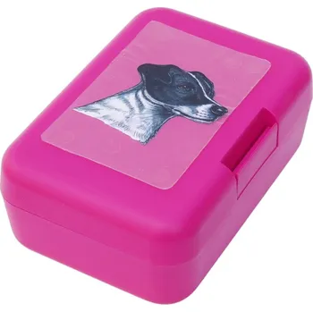 Dóza na potraviny Jack Russel krátkosrstý - plastový box (objem 0,9 l / 1,2 l)