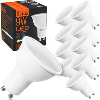 Žárovka LED ŽÁROVKA GU10 9W Neutrální Bílá - 4500K
