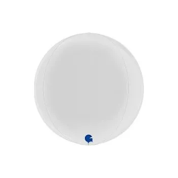 Balónek Fóliový balonek Koule bílý 4D 38cm/15".