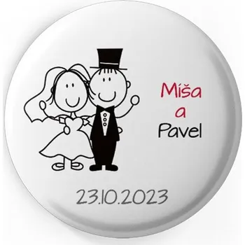Svatební dekorace Svatební placka 30