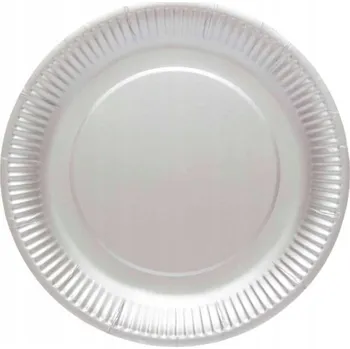 Party nádobí Papírové talířky "Graphite", šedé, Amscan, 23 cm, 8 ks