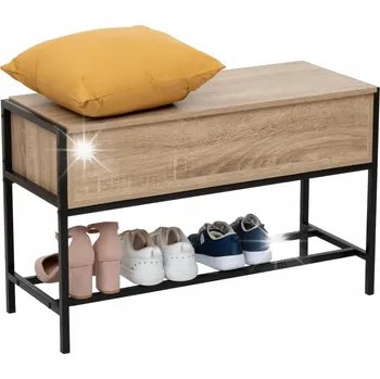 Zahradní lavice Lavice Aliaj s úložným prostorem, přírodní