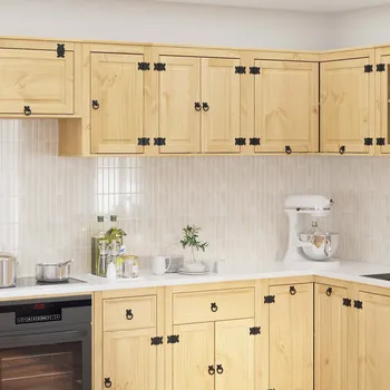 Příborník do zásuvky Truhlářský s policí Medová 60 x 32 x 40 cm Masivní borové dřevo