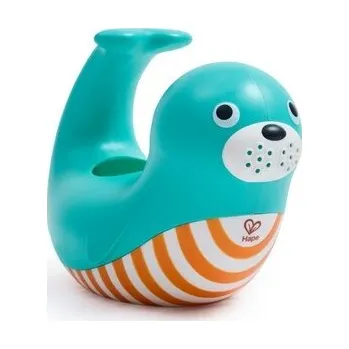 Hračka pro nejmenší Hape Hračka do vody - Šťastný tuleň, konvička, tyrkysová