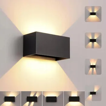 Venkovní osvětlení VENKOVNÍ NÁSTĚNNÉ SVÍTIDLO ZAHRADNÍ FASÁDNÍ LED LAMPA IP65 24W