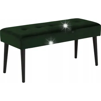 Zahradní lavice ČALOUNĚNÁ LAVICE Glory VIC lesní zeleň PROŠÍVANÁ