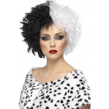 Paruka Smiffy's paruka krátké černé kudrnaté vlasy