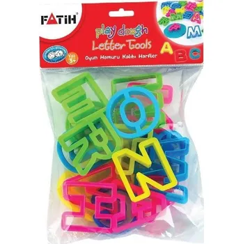 Modelovací hmota Lowlands Sada vykrajovátek - Písmena 16 ks