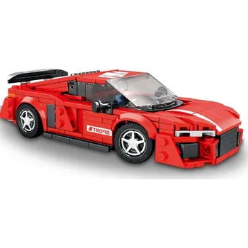 ostatní stavebnice STAVEBNICE REOBRIX LUXUSNÍ SPORTOVNÍ AUTO AUDI R8 SUPERCAR 413 DÍLKŮ TECHNIC