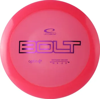 Disc golf Latitude 64° BOLT Opto AIR Barva: Růžová - transparentní, Váha: 157 g