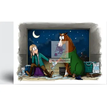 Pohlednice ‘Nowhere I’d rather be…’ od Emily Cole