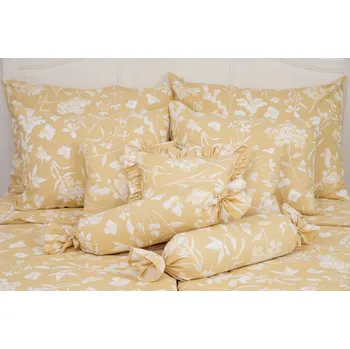 Povlečení Podpěrová s.r.o. Krepové povlečení FLORA DIJON 140x200, 70x90 cm poslední 1 kus