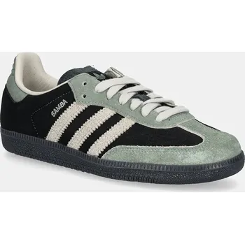 Dámská obuv Semišové tenisky adidas Originals Samba OG W JI2680 černá 99X, EUR 40