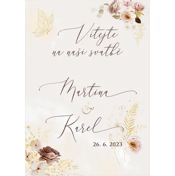 Svatební dekorace Vítací cedule 277
