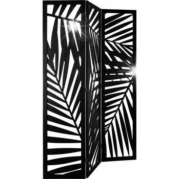 Paraván Paraván skládací Akira dřevěný černý
