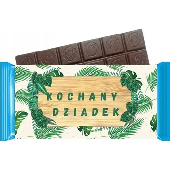 Čokoláda Mléčná čokoláda s věnováním pro Muže, Dárek ke Dni dědečka