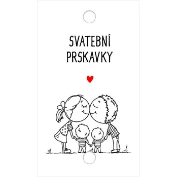 Svatební dekorace Kartička na prskavku 220