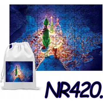 Obraz 110DÍLKOVÉ PUZZLE GRINCH VÁNOČNÍ DÁREK + S POTISKEM TAŠKA