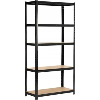 Dílenský regál Kovový skladový regál Extralink 180 x 90 x 40 cm, nosnost 175 kg na polici