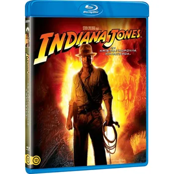 Blu-ray film Indiana Jones a Království křišťálové lebky - Blu-ray (maďarský obal)