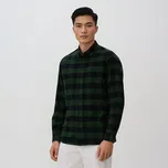 Reserved - Kostkovaná košile regular fit - zelená - 078DO-77P - 078DO-77P-S