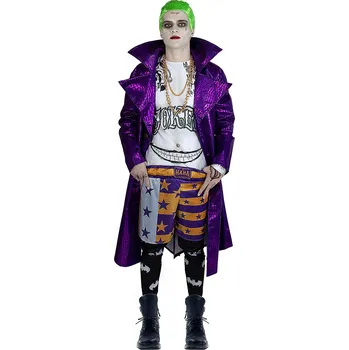 Karnevalový kostým HeliumKing Pánský kostým Joker - Suicide Squad Velikost - dospělý: XL