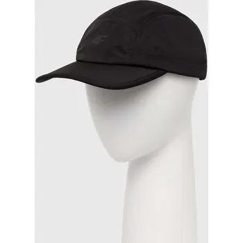 Kšiltovka Kšiltovka 4F černá barva, hladká 4FSS23AFCAU035 99X, vel. L/XL