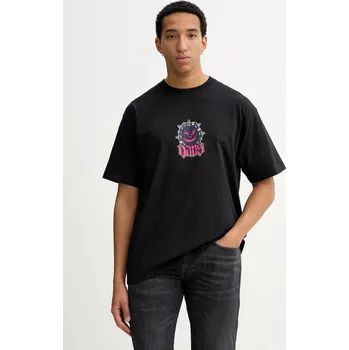 Pánské oblečení Bavlněné tričko Vans VN000PE7BLK1 černá 99X, vel. L