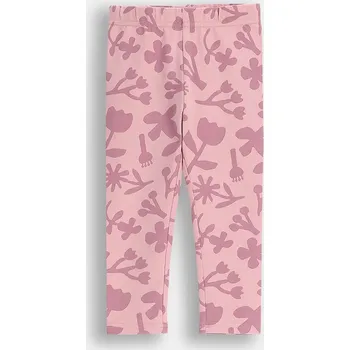 Dívčí legíny Dětské legíny Coccodrillo růžová barva, TEDDY BEAR GIRL NEWBORN ZC5122101TGN 39X, vel. 86