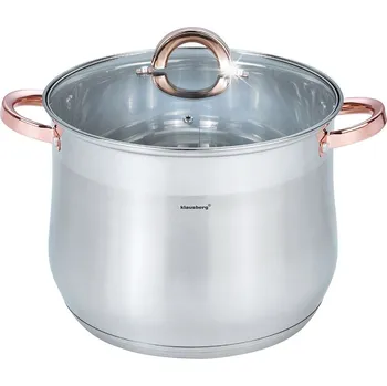 Hrnec Hrnec 10,7 L GASTRONOMICKÝ VELKÝ INDUKCE GAZ ROSE GOLD KLAUSBERG