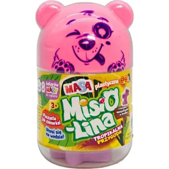 Modelovací hmota Epee Misiolina Tropické dobrodružství Modelovací hmota 60g růžová + formička