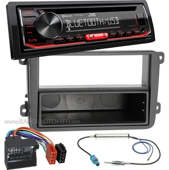Auto Hi-Fi Autorádio Škoda Octavia II. RNS RCD JVC KD-T702BT Bluetooth s instalační sadou