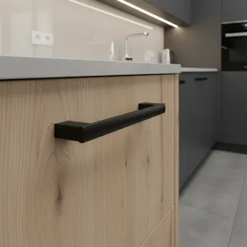 Nábytkové kování Interex design Úchytka PUERTO / Černá matná 320 mm