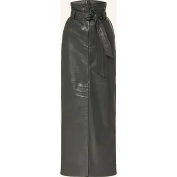 Dámská sukně Boss Dámská Sukně Vacaro V Koženém Vzhledu, tmavě šedá, 40