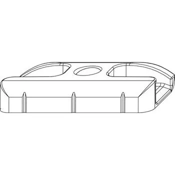 Příslušenství k oknu MACO uzávěr HG 13V, vůle drážky 12mm, Eurofalz 24mm, šikmé prošroub. (360849)