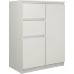 Komoda 2D2S 70 cm bílá
