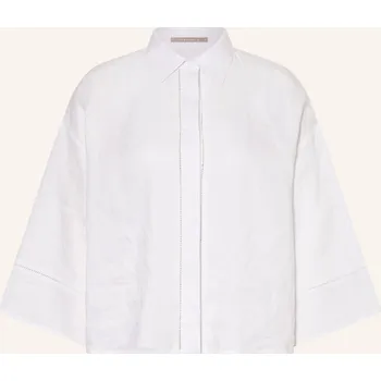 (The Mercer) N.Y. Dámská Lněná Košile S 3/4 Rukávy, bílá, 46