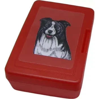 Dóza na potraviny Border kolie - plastový box (objem 0,9 l / 1,2 l)