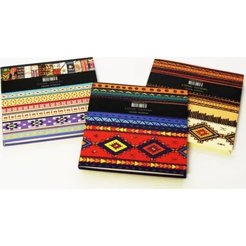 Zápisník Designová záznamní kniha Fresh, ohebné desky, 200x200mm, 120ls, čtvereček - mix motivů 2