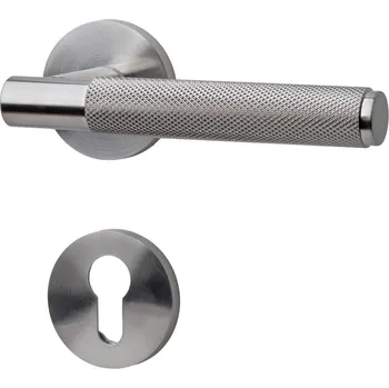 Dveřní kování SORIA PZ klika na dveře broušený nikl Vložka Satén