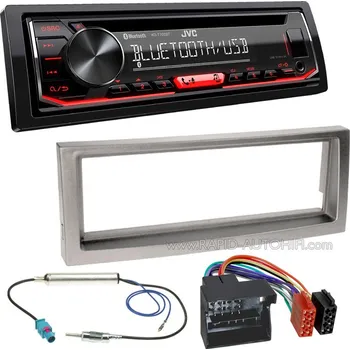 Auto Hi-Fi Autorádio PEUGEOT 407 JVC KD-T702BT Bluetooth s instalační sadou