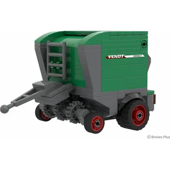 autíčko BRIXIES Plus 222.710 Fendt Rotana F – lis na válcové balíky, 1:32, 164 k